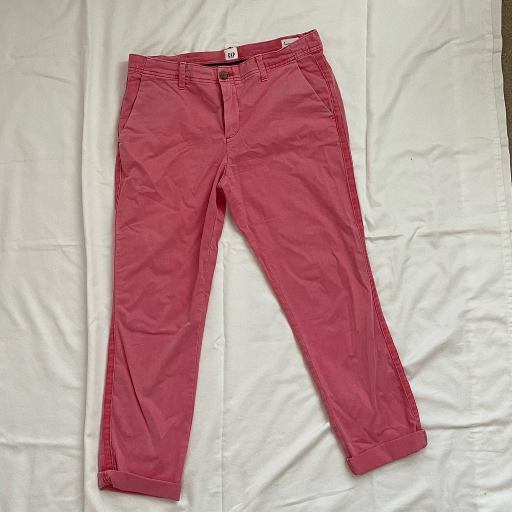 Coral GAP jeans